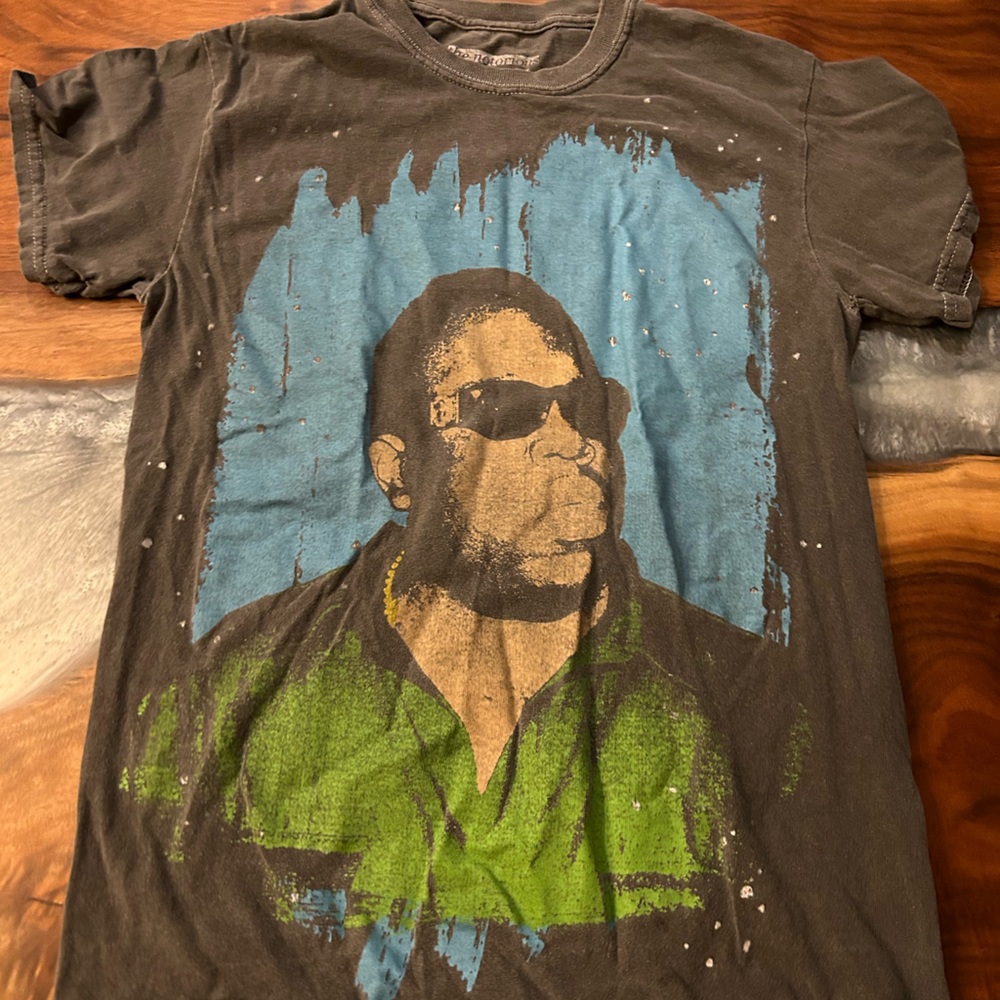 Vintage Notorious B.I.G. worn t-shirt